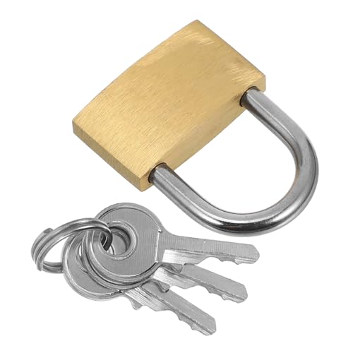 Mobestech 4 Stück Teiliges Messing Vorhängeschloss Robust für Schrankschlüssel Werkzeugkisten Gepäck und Lagerraum mit Schlüssel Vielseitiges Sicherheits Schloss für Zuhause und Outdoor Mobestech 4 Stück Teiliges Messing Vorhängeschloss Robust für Schrankschlüssel Werkzeugkisten Gepäck und Lagerraum mit Schlüssel Vielseitiges Sicherheits Schloss für Zuhause und Outdoor von Mobestech