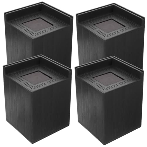 Mobestech 4 Stück Teiliges Möbelerhöhungs Förmige Möbelbeine Stabile Tisch und Bettriser für Waschmaschine Sofa Schrank rutschfeste Füße zum Schutz des Fußbodens von Mobestech