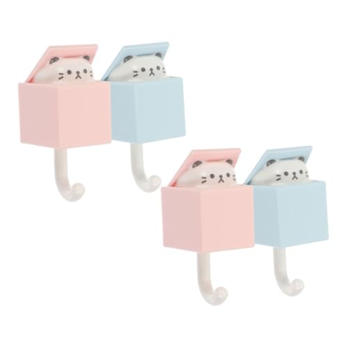 Mobestech 4 Stück Teiliges Niedliche Katzen-wandhaken Selbstklebend Dekorative Kleider Schlüsselhalter Vielseitig für Schlafzimmer Bad Küche und Büro zum Aufhängen von Mänteln Handtüchern Mobestech 4 Stück Teiliges Niedliche Katzen-wandhaken Selbstklebend Dekorative Kleider Schlüsselhalter Vielseitig für Schlafzimmer Bad Küche und Büro zum Aufhängen von Mänteln Handtüchern von Mobestech