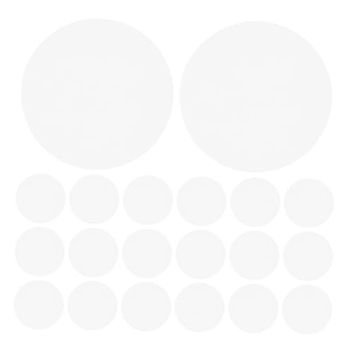 Mobestech 40 Stück Teiliges Runde Silikon-dampfgarer-einlagen Hitzebeständige Wiederverwendbare Antihaft-matten für Bambusdämpfer für Knödel Gebäck und Dim Sum im Küchen Haushaltsgebrauch von Mobestech