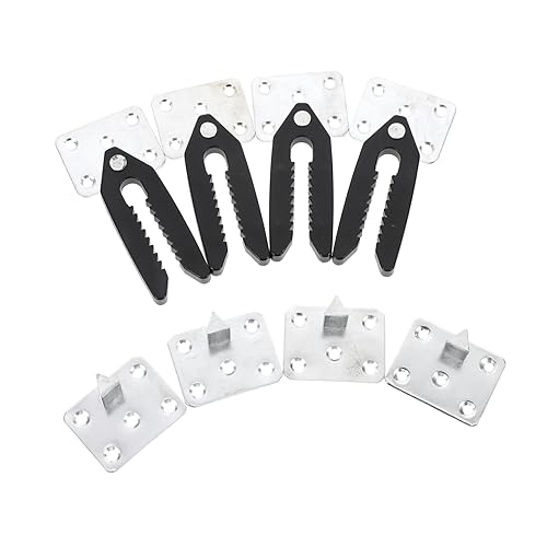 Mobestech 4Stücke Sofa Verbindung Clips Robust Möbel für Ecksofa Stabile Alligator Klemmen Kunststoff Möbelverbinder für Polstermöbel für Couch Kombinationen von Mobestech