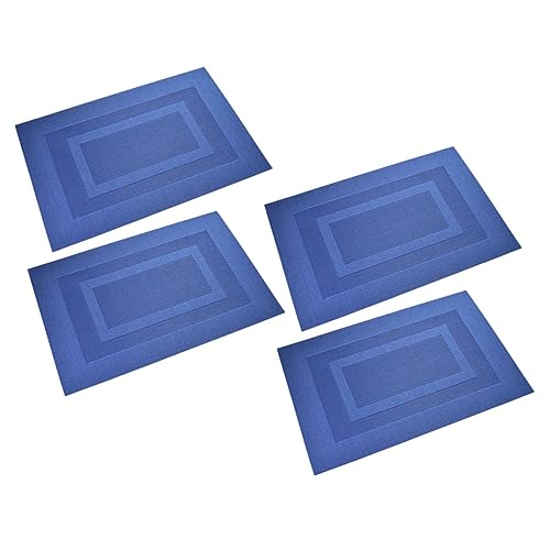 Mobestech 4stücke Tischsets Aus PVC Für Hause Hitzebeständige Matten Dekorative Tischmatten Schützt Tisch Vor Kratzern Und Abnutzung Mobestech 4stücke Tischsets Aus PVC Für Hause Hitzebeständige Matten Dekorative Tischmatten Schützt Tisch Vor Kratzern Und Abnutzung von Mobestech