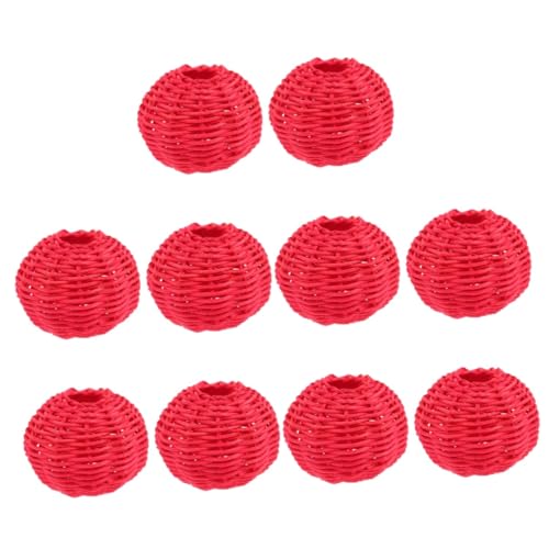 Mobestech 5 Sätze Hängelampe Rattan Lampenschirm Stilvolle Pendelleuchte Mit Gewebtem Design Für Wohnräume Schlafzimmer Und Gemütliche Atmosphären Langlebig Und Praktisch 2 Stücke * 5 von Mobestech