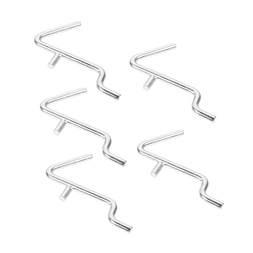 Mobestech 5 Stück Teiliges V förmige Lochwandhaken aus Edelstahl Robuste Metallhaken für Displayregale Einfache Montage Hohe Tragkraft für Werkstatt Küche und Garage zur Effizienten Mobestech 5 Stück Teiliges V förmige Lochwandhaken aus Edelstahl Robuste Metallhaken für Displayregale Einfache Montage Hohe Tragkraft für Werkstatt Küche und Garage zur Effizienten von Mobestech