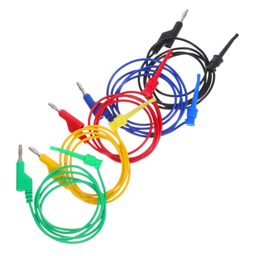 Mobestech 5 Stück Testlinie Kabel für Bananenstecker Bananen -Stecker -Testkabel Bananenkabel Multimeter Messleitung Flexible Testkabel elektrische Multimeter -Testleitung Drahtkabelsatz PVC Mobestech 5 Stück Testlinie Kabel für Bananenstecker Bananen -Stecker -Testkabel Bananenkabel Multimeter Messleitung Flexible Testkabel elektrische Multimeter -Testleitung Drahtkabelsatz PVC von Mobestech