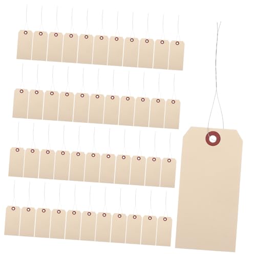 Mobestech 50 Stück Versandaufkleber Verpackungsetiketten Inhaber Leer Verdrahtet Manila-Tags Fix Kabel Befestigungselemente Drähte Einstellbar Beige Eisendraht Mobestech 50 Stück Versandaufkleber Verpackungsetiketten Inhaber Leer Verdrahtet Manila-Tags Fix Kabel Befestigungselemente Drähte Einstellbar Beige Eisendraht von Mobestech