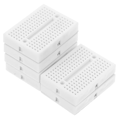 Mobestech 6 Stück Teiliges Mini Breadboard Lötfrei aus Robustem Abs Kompakt und Tragbar für Elektronik experimente für Prototyping und Schaltungsaufbau ohne Löten Mobestech 6 Stück Teiliges Mini Breadboard Lötfrei aus Robustem Abs Kompakt und Tragbar für Elektronik experimente für Prototyping und Schaltungsaufbau ohne Löten von Mobestech