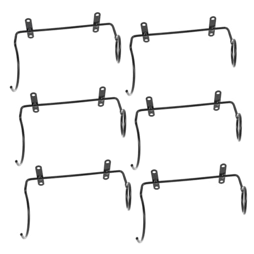 Mobestech 6 Stück Teiliges Wand Weinregal aus Metall Praktischer Flaschenhalter für Rote Weinflaschen Stilvolle Wandmontage für Platzsparende Dekoration Mobestech 6 Stück Teiliges Wand Weinregal aus Metall Praktischer Flaschenhalter für Rote Weinflaschen Stilvolle Wandmontage für Platzsparende Dekoration von Mobestech