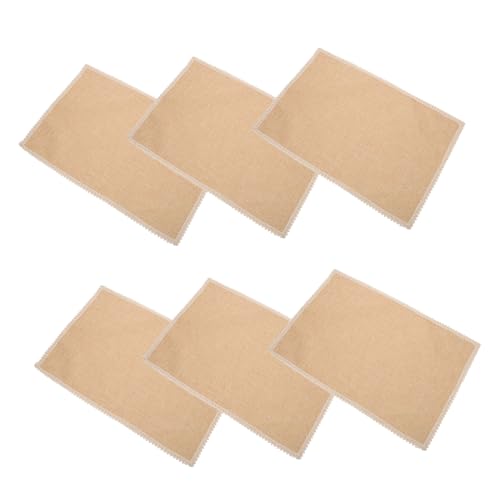 Mobestech 6stücke Dekorative Tischsets Aus Hochwertigem Gewebe Abwaschbar Hitzebeständig Geeignet Für Esszimmer Und Restaurant Stilvolle Tischdekoration in Oat Mobestech 6stücke Dekorative Tischsets Aus Hochwertigem Gewebe Abwaschbar Hitzebeständig Geeignet Für Esszimmer Und Restaurant Stilvolle Tischdekoration in Oat von Mobestech