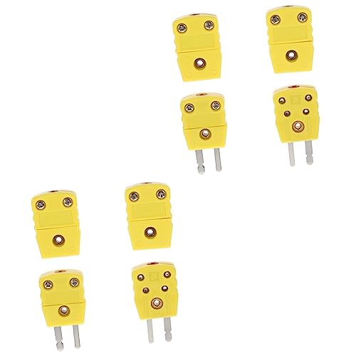 Mobestech 8 Stk Mann Und Frau Verbindung Thermoelement-stecker Vom Typ k Typ k Thermoelement Draht Thermoelement Stecker Steckverbinder Kabel Glasfaser Gefülltes Nylon Thermoelementdraht von Mobestech