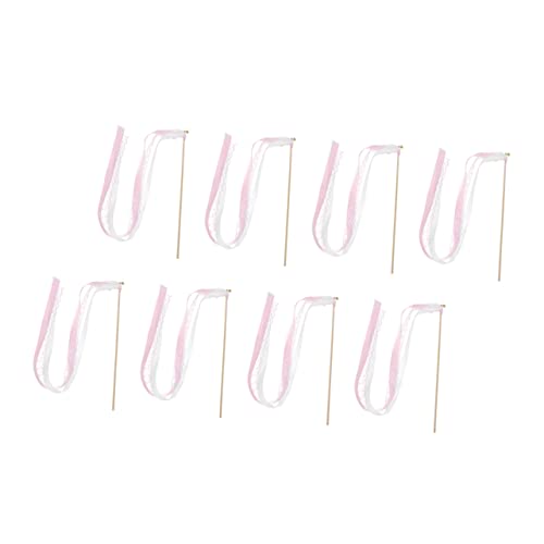 Mobestech 8 Stück Zauberstab Pastell Hochzeit Seide Braut- Stöcke Dusche Led Party Junggesellin Geburtstagsdekorationen Zauberstäbe Aus Bändern Band-fee-Stick Streamer Rosa Holz Mobestech 8 Stück Zauberstab Pastell Hochzeit Seide Braut- Stöcke Dusche Led Party Junggesellin Geburtstagsdekorationen Zauberstäbe Aus Bändern Band-fee-Stick Streamer Rosa Holz von Mobestech