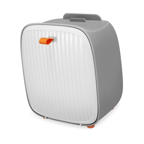Mobestech Abfallkorb Abnehmbarer Mini Mülleimer für Schminktisch und Arbeitsplatte Stabiler Stand mit Pads Vielseitig Einsetzbar für Büro Schlafzimmer von Mobestech