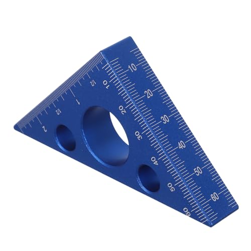 Mobestech Aluminium-dreiecklineal Winkelmessgerät mit Metrischer und Imperialer Teilung Robustes Holzarbeiter-layoutwerkzeug Leichtes Tragbares Winkelmesswerkzeug für Präzise Holzbearbeitung Mobestech Aluminium-dreiecklineal Winkelmessgerät mit Metrischer und Imperialer Teilung Robustes Holzarbeiter-layoutwerkzeug Leichtes Tragbares Winkelmesswerkzeug für Präzise Holzbearbeitung von Mobestech