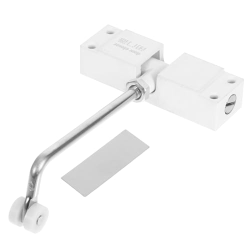 Mobestech Automatischer Türschließer Einstellbarer Doppel-feder-mechanismus Aluminiumlegierung Geräuscharm mit Gleitrollen Selbstschließend für Innen Wohnungstüren Vielseitig für Wohn von Mobestech