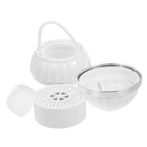 Mobestech Badewannenfilter Wasserduschfilter Waschbeckenabflusssieb wasserfilter Bad Wanne Wasserfilter Dusche mit Wasserfilter Duschwasserreiniger Wasserfilter für Wanne Edelstahl Weiß von Mobestech