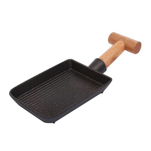 Mobestech Bratplatte aus Wiederverwendbare Teppanyaki Grillpfanne für Bbq und Steak Leicht Tragbar Schnelle Wärmeleitung Küchenzubehör von Mobestech