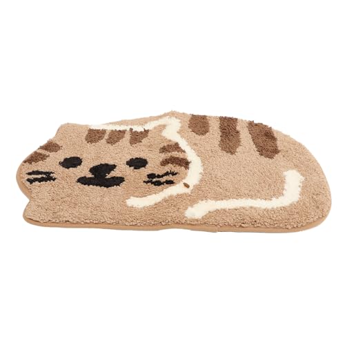 Mobestech Cartoon Katzen Bodenmatte rutschfeste Wasserabsorbierende Fußmatte für Bad Schlafzimmer und Wohnzimmer Flauschig und Dekorativ Khaki für Badezimmerdesign Mobestech Cartoon Katzen Bodenmatte rutschfeste Wasserabsorbierende Fußmatte für Bad Schlafzimmer und Wohnzimmer Flauschig und Dekorativ Khaki für Badezimmerdesign von Mobestech