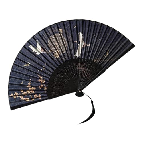 Mobestech Chinesischer Vintage Faltfächer Handfächer Eleganter Faltbarer Handheld Fan für Kostüm Dekoration und Geeignet Mobestech Chinesischer Vintage Faltfächer Handfächer Eleganter Faltbarer Handheld Fan für Kostüm Dekoration und Geeignet von Mobestech