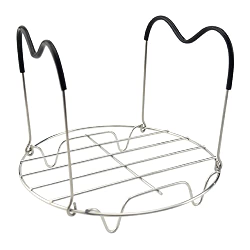Mobestech Dampfgarer Rack mit Silikon Griff Multifunktionales Dampfgestell für Schnellkochtöpfe und Kochtöpfe Hitzebeständig und Langlebig zum Dämpfen von Gemüse Fisch Eiern und Mobestech Dampfgarer Rack mit Silikon Griff Multifunktionales Dampfgestell für Schnellkochtöpfe und Kochtöpfe Hitzebeständig und Langlebig zum Dämpfen von Gemüse Fisch Eiern und von Mobestech