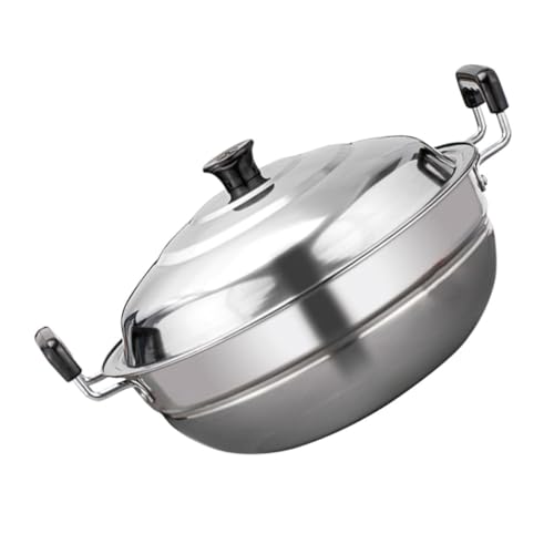 Mobestech Dampfgarer Set mit Deckel Rund Vielseitig Einsetzbar für Kochen und Dämpfen Hochwertiges Kochgeschirr mit Glatter Oberfläche Spülmaschinengeeignet für Herdarten Mobestech Dampfgarer Set mit Deckel Rund Vielseitig Einsetzbar für Kochen und Dämpfen Hochwertiges Kochgeschirr mit Glatter Oberfläche Spülmaschinengeeignet für Herdarten von Mobestech
