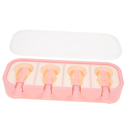 Mobestech Diy Silikon Eisform für Selbstgemachte Eislutscher Haushalt Popsicle Mold mit Deckel Kinderfreundliches Design für Fruchtsäfte Joghurt und Pudding Rosa Mobestech Diy Silikon Eisform für Selbstgemachte Eislutscher Haushalt Popsicle Mold mit Deckel Kinderfreundliches Design für Fruchtsäfte Joghurt und Pudding Rosa von Mobestech