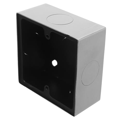 Mobestech Edelstahl Aufputz Installationsbox mit Glatten Kanten Robuste Wand-steckdosen-verteilerdose Korrosionsbeständig Kompatibel mit Standard-schaltern Einfache Montage für Heim und Büro von Mobestech