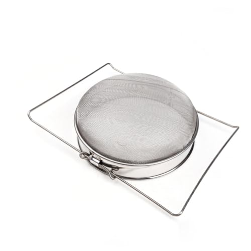 Mobestech Edelstahl Doppelsieb Honigsieb Rostfrei Korrosionsbeständig Honigfilter Imkereiausrüstung Verstellbar Für Honigernte Bienenzucht von Mobestech