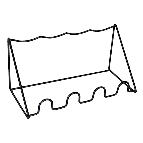 Mobestech Weinregal Metall Freistehender Weinständer für Flaschen Rustikales Design für Küche und Bar Platzsparend von Mobestech