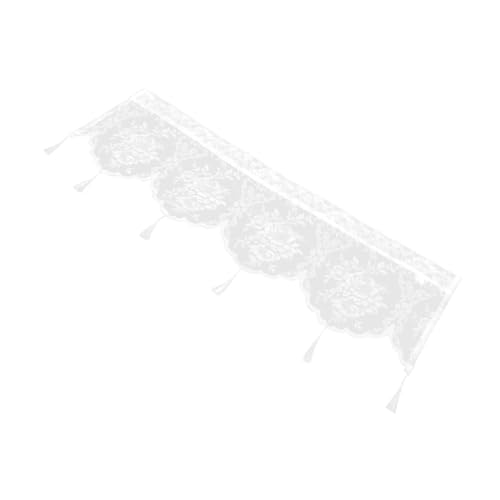 Mobestech Eleganter Weißer Spitzenvorhang mit Floralem Muster Halbtransparenter für Wohnzimmer und Schlafzimmer Lichtfilternde Dekorative für Gemütliche Raumgestaltung Mobestech Eleganter Weißer Spitzenvorhang mit Floralem Muster Halbtransparenter für Wohnzimmer und Schlafzimmer Lichtfilternde Dekorative für Gemütliche Raumgestaltung von Mobestech