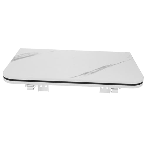 Mobestech Faltbarer Wandtisch Wandmontierter Schreibtisch mit Stabiler Halterung für Küche Schlafzimmer Multifunktionale Ablage Weiße Marmoroptik Runde Ecken Bohrung Bohrfrei Mobestech Faltbarer Wandtisch Wandmontierter Schreibtisch mit Stabiler Halterung für Küche Schlafzimmer Multifunktionale Ablage Weiße Marmoroptik Runde Ecken Bohrung Bohrfrei von Mobestech