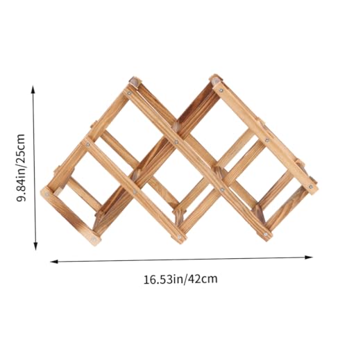 Mobestech Faltbares Weinregal aus Massivholz Modernes Geometrisches Design Schonende Flaschenablage für Flaschen für Küche Bar Wohnzimmer als Weinaufbewahrung und Dekoration Mobestech Faltbares Weinregal aus Massivholz Modernes Geometrisches Design Schonende Flaschenablage für Flaschen für Küche Bar Wohnzimmer als Weinaufbewahrung und Dekoration von Mobestech