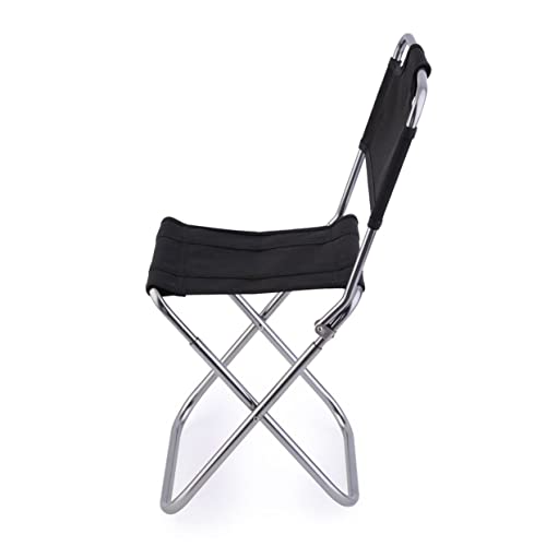 Mobestech Klappstuhl Outdoor Mit Rückenlehne Faltbarer Campingstuhl Aus Aluminiumlegierung Tragbarer Campingstuhl Leicht Zu Reinigen Für Camping Und Reisen Schwarz von Mobestech