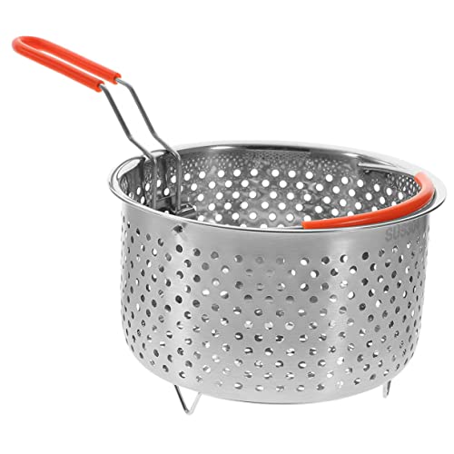 Mobestech Frittierkorb Dämpfkorb für Gemüse Nudel Ergonomischer Griff Vielseitig Einsetzbar für Frittieren und Waschen Langlebig und Hitzebeständig von Mobestech