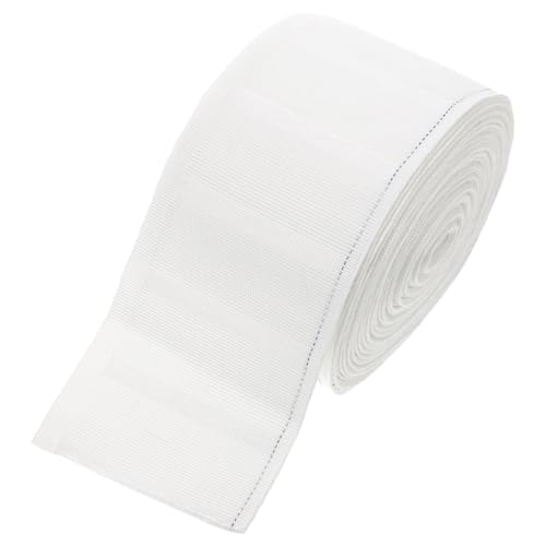 Mobestech Gardinenband Breit Verstärktes Polyester vorhangband Blickdicht Installieren Vielseitig für Dusch Fenster vorhänge Geruchsneutral DIY vorhangzubehör von Mobestech