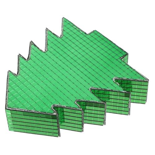 Mobestech Glas Disko Weihnachtsbaum Heimdekoration Weihnachtsbaum Für Gestuftes Tablett Kaminsims Mittelstück Desktop Baum von Mobestech