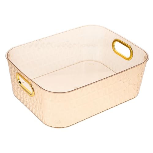 Mobestech Großer Transparenter Kosmetik Organizer aus Robustem Material Vielseitiger Makeup und Küchenaufbewahrungsbox mit Hoher Kapazität für Schminktisch Badezimmer und von Mobestech