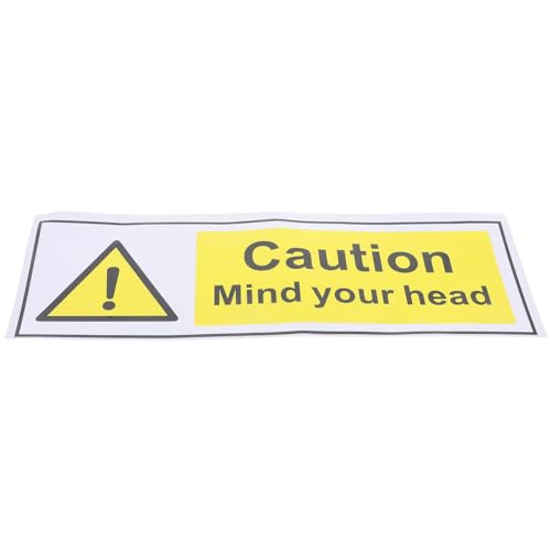 Mobestech Warnschild-Aufkleber Selbstklebend Vorsichtsschild-Etiketten Für Geräte 10 Stück 5 X 10 cm Pp-Material Ölbeständig von Mobestech