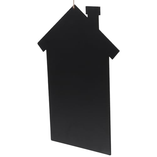 Mobestech Kreidetafel-hängeschild in Haus-Form Wandtafel Aus Dichtem Plattenmaterial Für Zuhause Und Büro Zum Schreiben Mit Kreide Dekorativ Und Multifunktional von Mobestech
