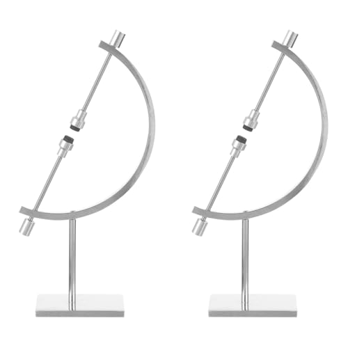 Mobestech Kristallkugel Wolf Halter Halter 2 Stück Kristallkugel-ständer Kugel-halter Kugel-ausstellungsständer -stein-halter Metall-ständer Metallverkleidung Kristall-ausstellungsregal von Mobestech