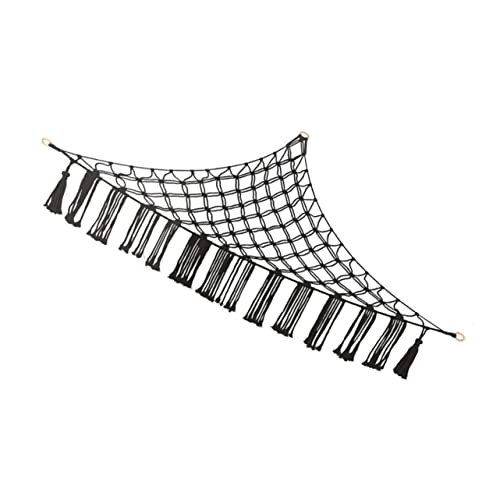 Mobestech Handgefertigtes Makramee Kuscheltier Netz Dreieckige Spielzeughängematte aus Baumwollseil Schwarze Wand Ecke Aufbewahrung für Plüschtiere Kinderzimmer Dekoration und Ordnung Mobestech Handgefertigtes Makramee Kuscheltier Netz Dreieckige Spielzeughängematte aus Baumwollseil Schwarze Wand Ecke Aufbewahrung für Plüschtiere Kinderzimmer Dekoration und Ordnung von Mobestech