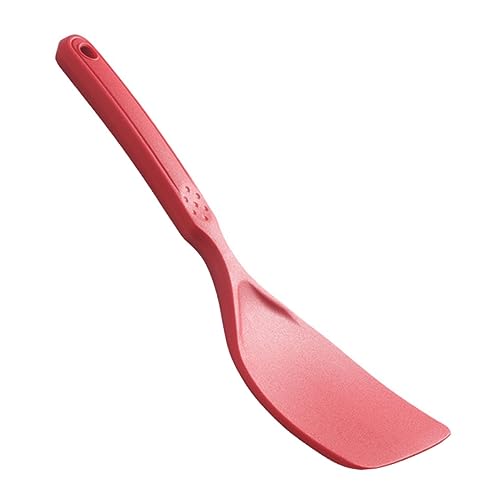 Mobestech Hitzebeständiger Silikon Reislöffel Rot Antihaft Küchenlöffel für Müheloses Servieren und Kochen Leicht zu Reinigen und Angenehm der Handhabung von Mobestech