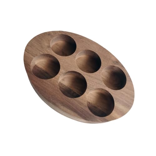 Mobestech Holz Aufbewahrungsbox für Ätherische Öle Robustes Design 6 Fächer für 15ml Flaschen für Aromatherapie Praktischer Organizer für Duftöle von Mobestech