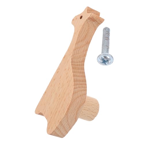 Mobestech Holz Möbelknopf Giraffenform Kinderzimmer Schrankgriff aus Massivem Buchenholz Dekorativer und Schrankknauf für Kommode Kleiderschrank Wohnzimmer und Schlafzimmer Mobestech Holz Möbelknopf Giraffenform Kinderzimmer Schrankgriff aus Massivem Buchenholz Dekorativer und Schrankknauf für Kommode Kleiderschrank Wohnzimmer und Schlafzimmer von Mobestech