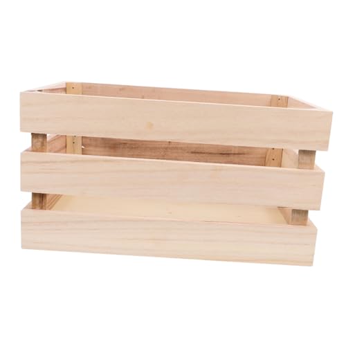 Mobestech Holzkiste Zum Basteln Aufbewahrung Kleine Holzkiste Aus Holz Für Klassenzimmer Als Verkaufsdisplay Oder Tablett Nutzbar von Mobestech