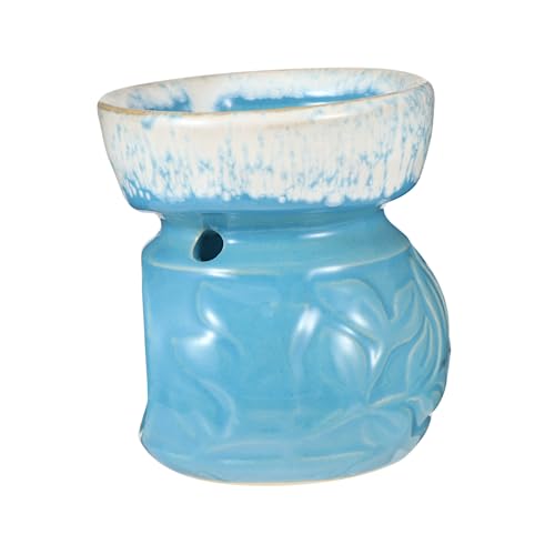 Mobestech Keramik Aromastövchen für Ätherische Öle Kleines Dekoratives Duftlampe Luftreinigender Räucherbrenner Eleganter Duftspender für Zuhause und Büro Blau Mobestech Keramik Aromastövchen für Ätherische Öle Kleines Dekoratives Duftlampe Luftreinigender Räucherbrenner Eleganter Duftspender für Zuhause und Büro Blau von Mobestech