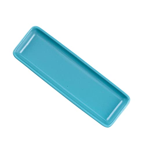 Mobestech Keramikplatte Keramik-Tablett Snack-Tablett Platten groß Porzellan weiße Tabletts Servieren von Gerichten unterhaltsam Sushi -Platte Servierplatte Sushi-Schalen zum Servieren Blau Mobestech Keramikplatte Keramik-Tablett Snack-Tablett Platten groß Porzellan weiße Tabletts Servieren von Gerichten unterhaltsam Sushi -Platte Servierplatte Sushi-Schalen zum Servieren Blau von Mobestech