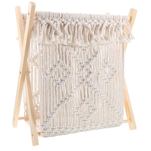 Mobestech Kinderzimmer Bücherregal Seilkörbe Bücherkorb Holz Baumwollseil Stoffkorb Beige Mobestech Kinderzimmer Bücherregal Seilkörbe Bücherkorb Holz Baumwollseil Stoffkorb Beige von Mobestech