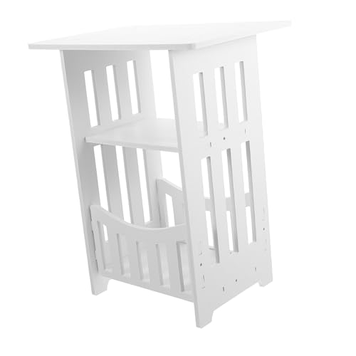 Mobestech Nachttischmöbel Aus Sicherem Material Kompakter Beistelltisch Mit Ablage Für Kleine Räume Moderner Kleiner Terrassentisch Für Draußen Multifunktionaler Aufbewahrungsschrank von Mobestech