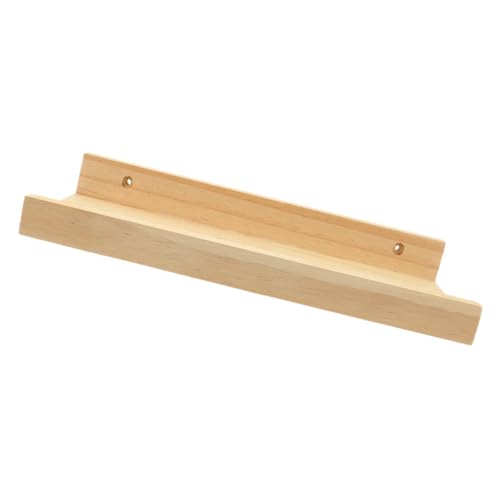 Mobestech Schwebendes Regal Aus Holz Für Wandmontage Rustikales Design Für Badezimmer Schlafzimmer Und Küche Kleines Holzregal Mit Hoher Kapazität von Mobestech