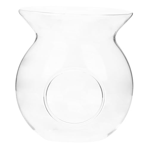 Mobestech Kreativer Glas teelichthalter Ätherische Öle Aromalampe Kerzenhalter für Massage und Wohnraumdekoration Warmes Duftlicht Aromatherapie Elegant und Praktisch von Mobestech